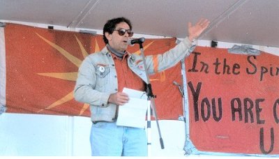 Moonanum James at National Day of Mourning 2001